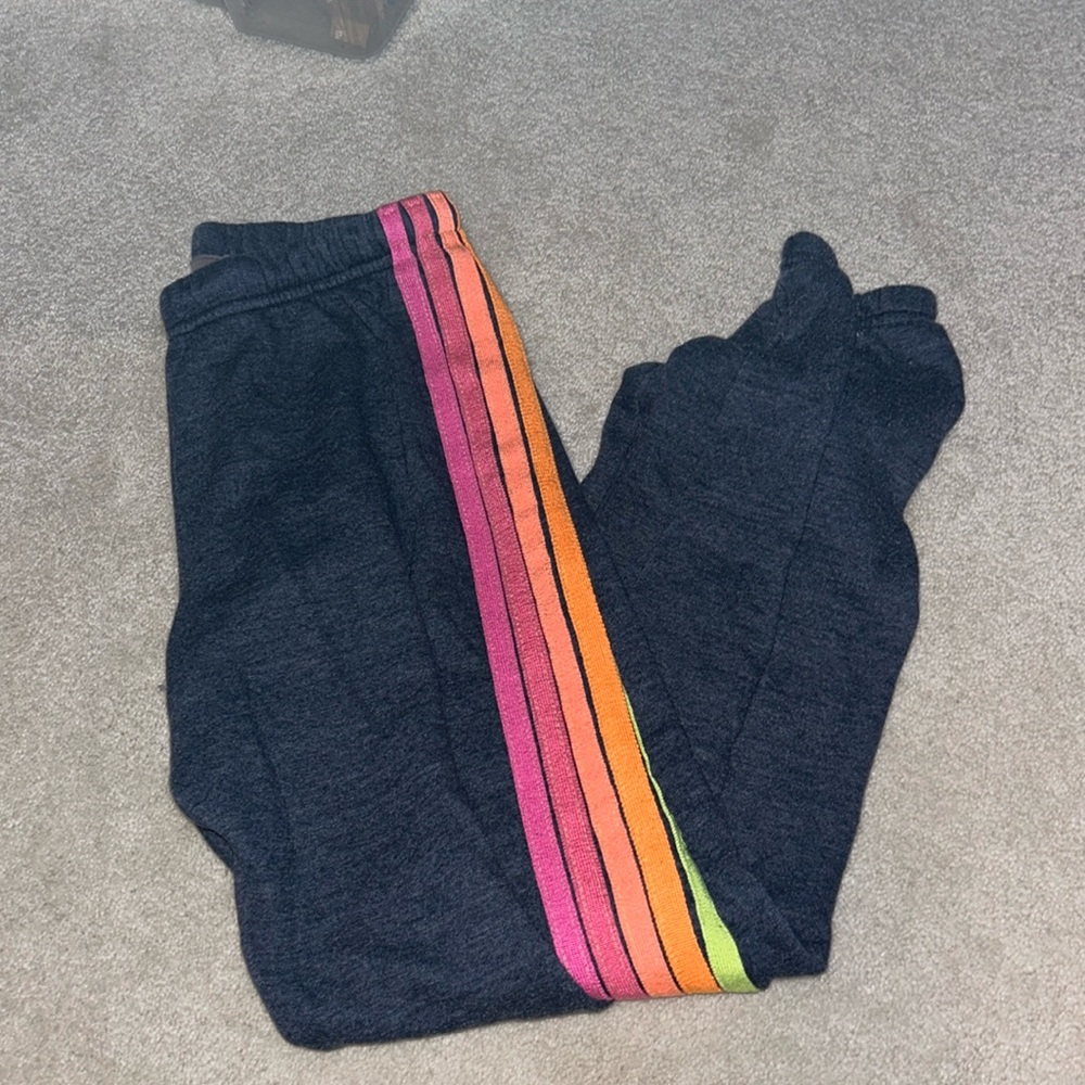 Aviator Nation Pants Neon 5 Stripe